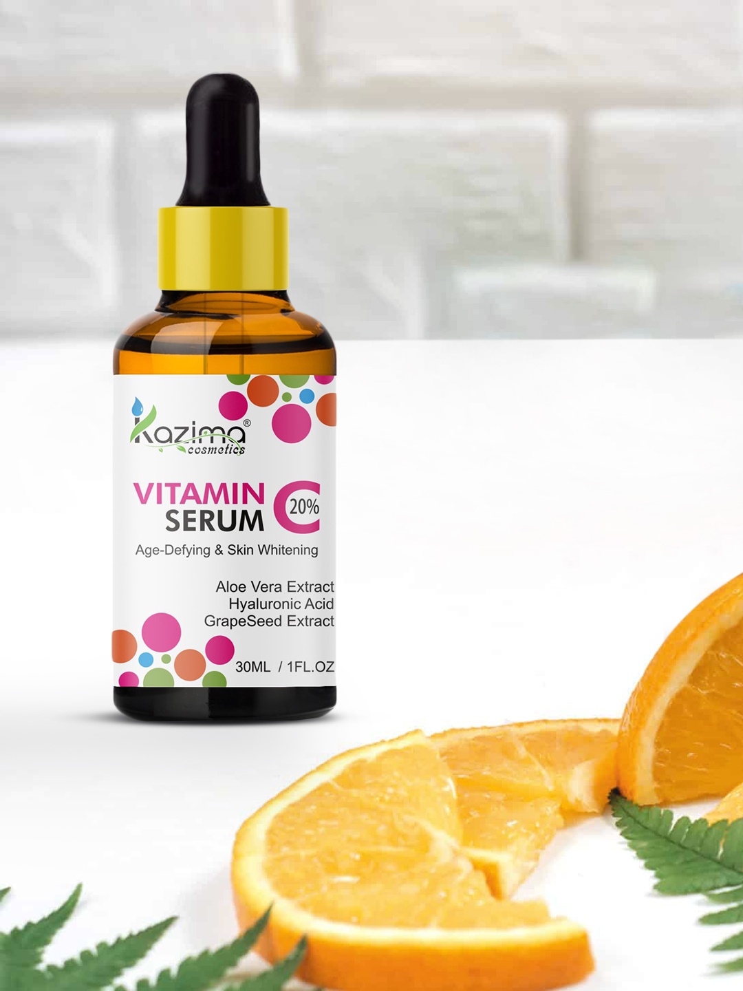 

KAZIMA Vitamin C Face Serum 30 ml, Yellow