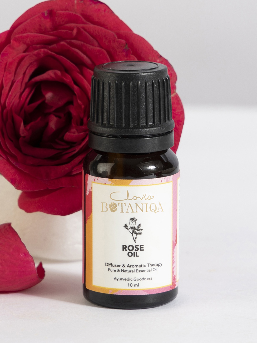 

Clovia Botaniqa Pure Rose Essential Oil For Skin Hair & Diffusion - 10ml, Transparent