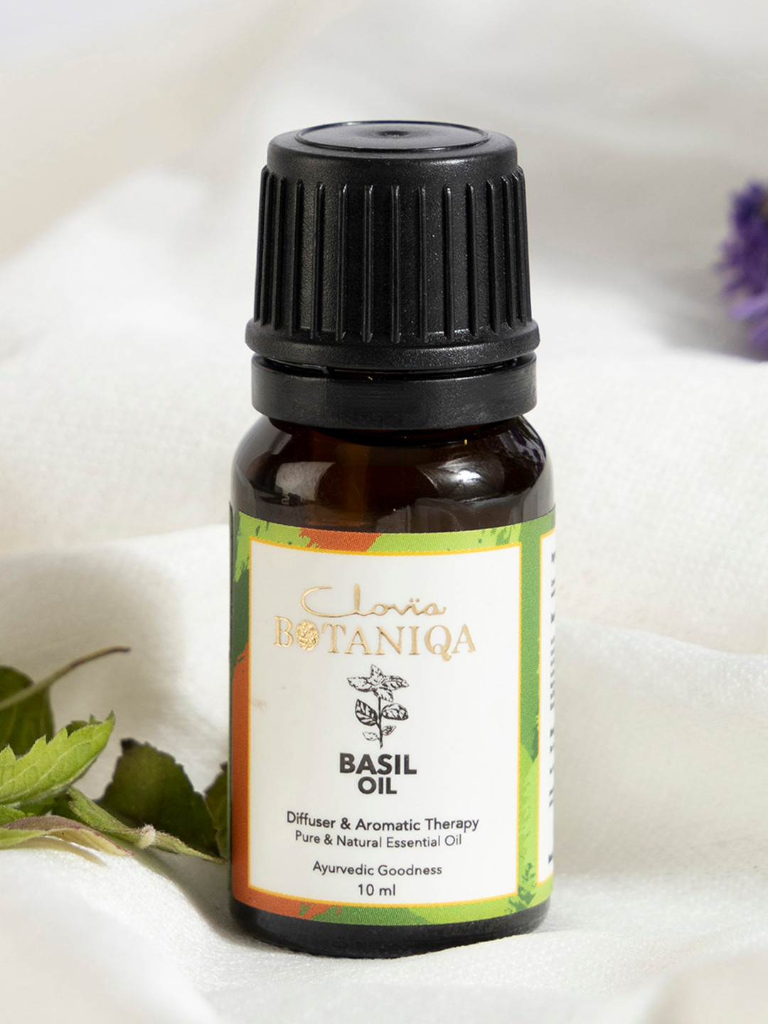 

Clovia Botaniqa Basil Essential Oil For Skin Hair & Diffusion - 10ml, Transparent