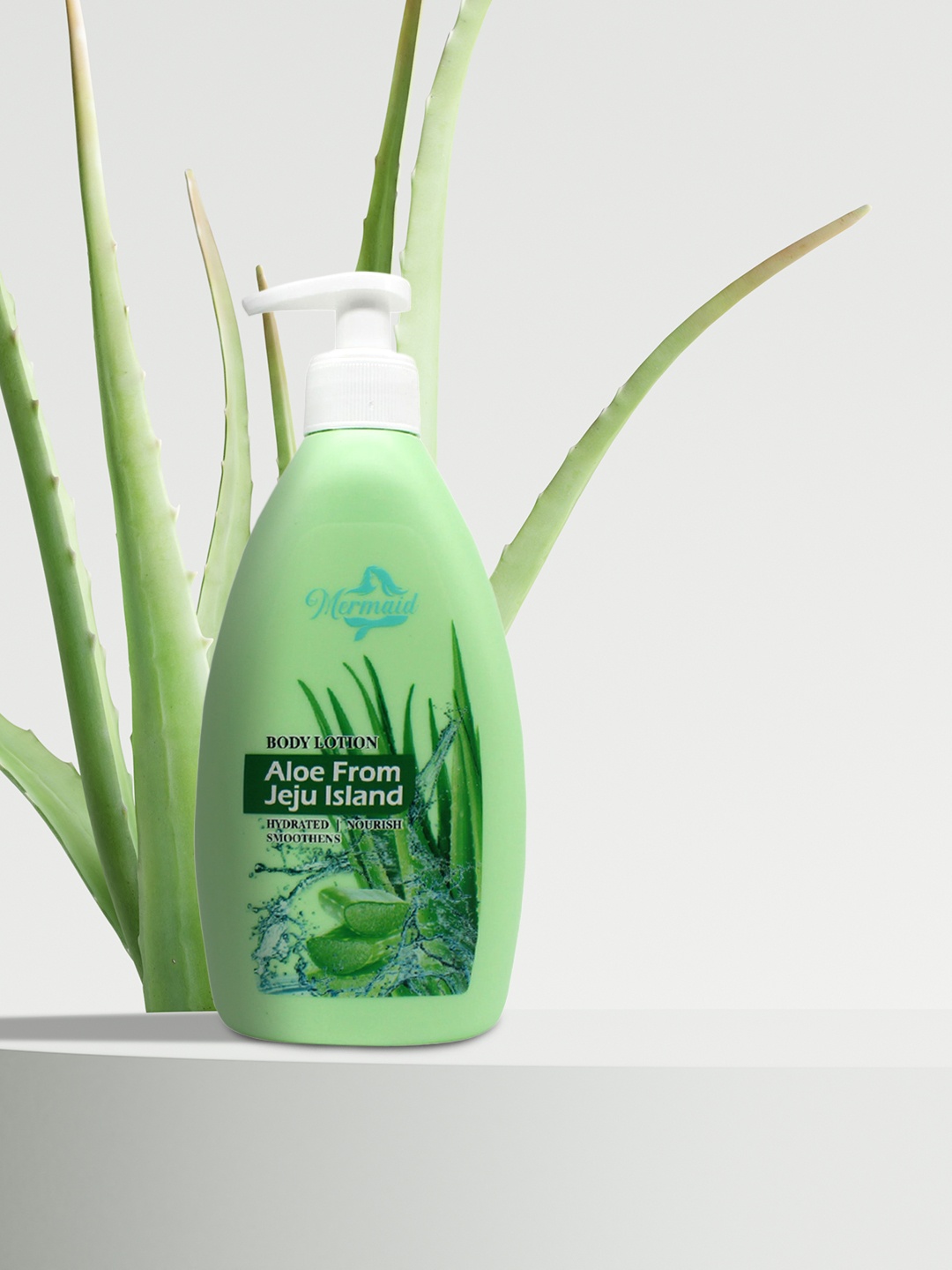 

Mermaid Jeju Island Aloe Body Lotion 350ml, Green