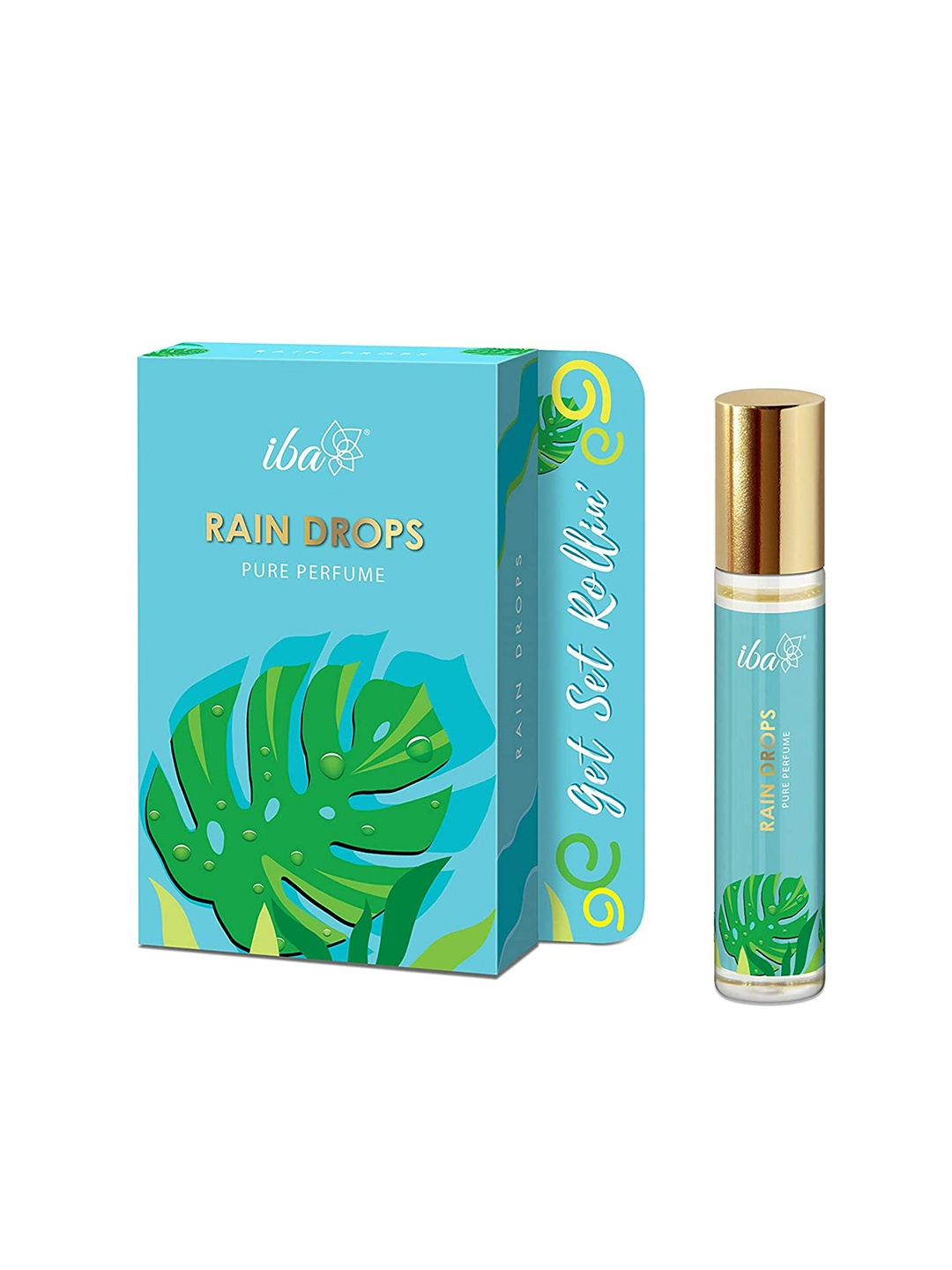 

Iba Women Perfume - Rain Drops 10 ml, Turquoise blue