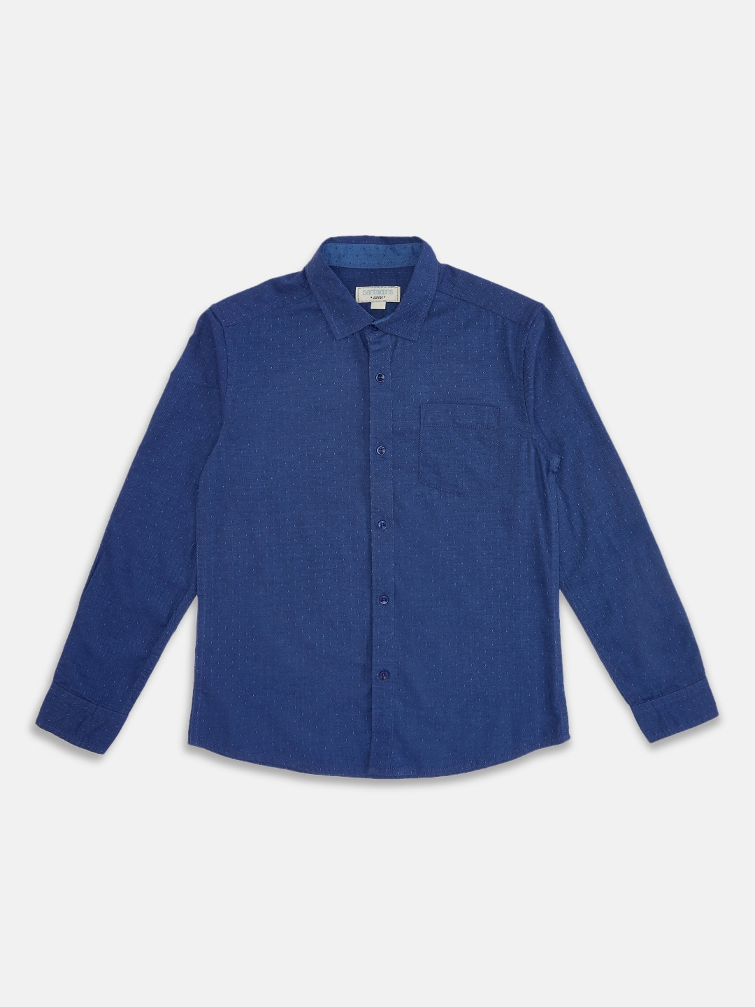 

Pantaloons Junior Boys Blue Casual Shirt