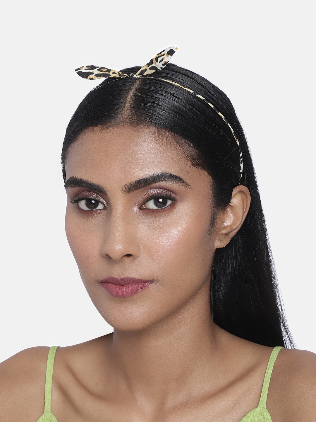 

LAIDA Set of 3 Hairbands With Knot Detail, Beige