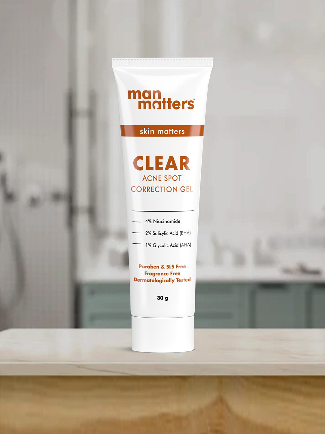 

Man Matters Acne Spot Correction Gel to Flatten Pimple 30 g, Blue