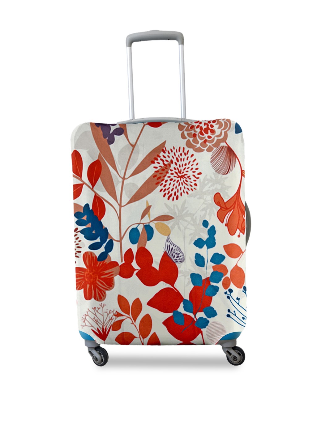 

Cortina Orange Printed Medium Trolley Bag Cover