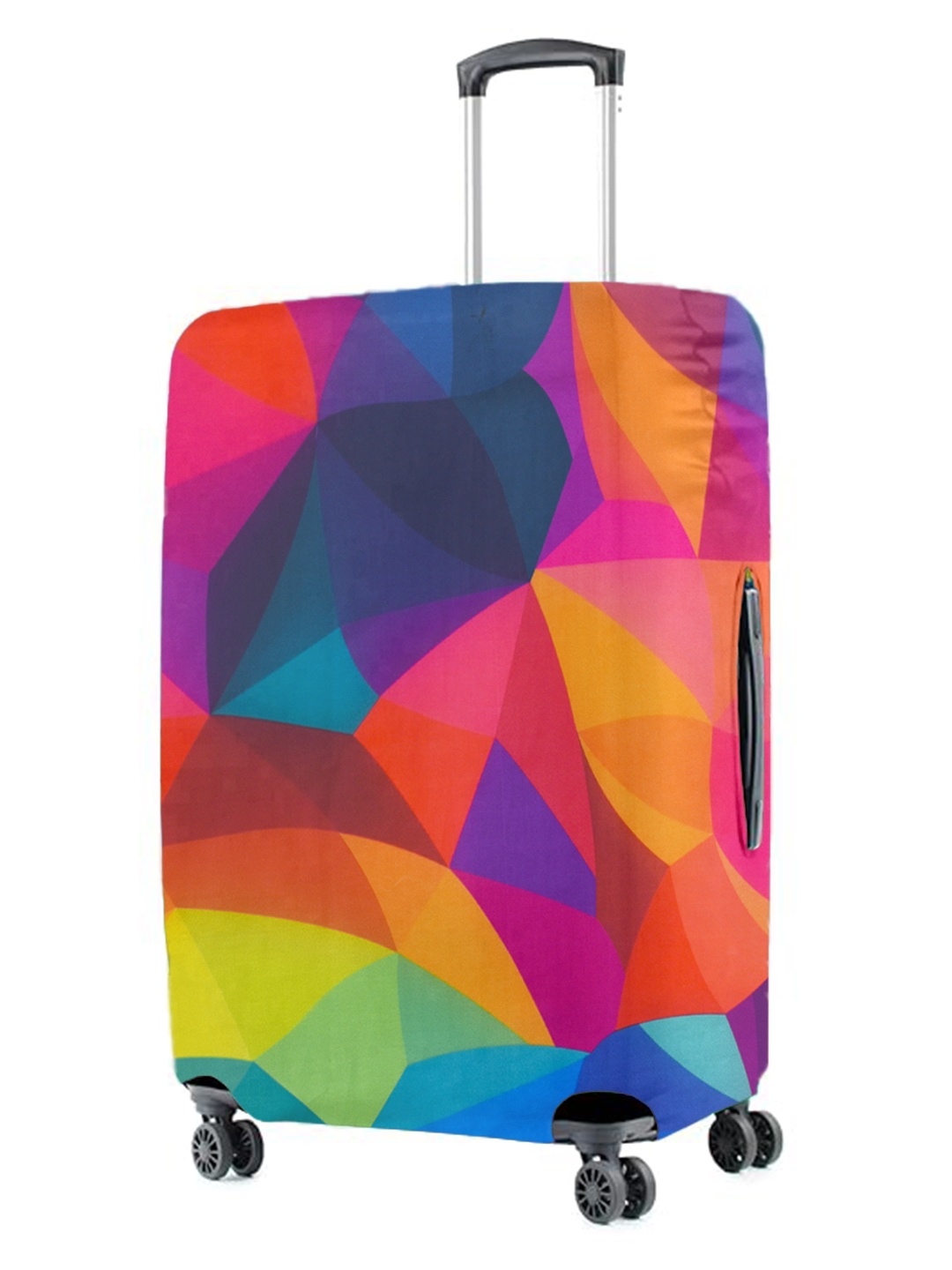 

Cortina Multicoloured Printed Protective Small Trolley Bag Cover, Red