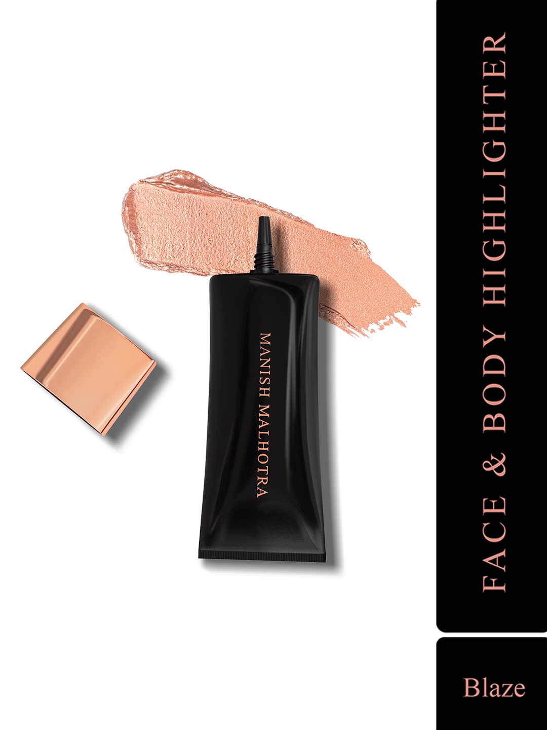 

Manish Malhotra Beauty By MyGlamm Face & Body Highlighter-Blaze-15ml, Beige