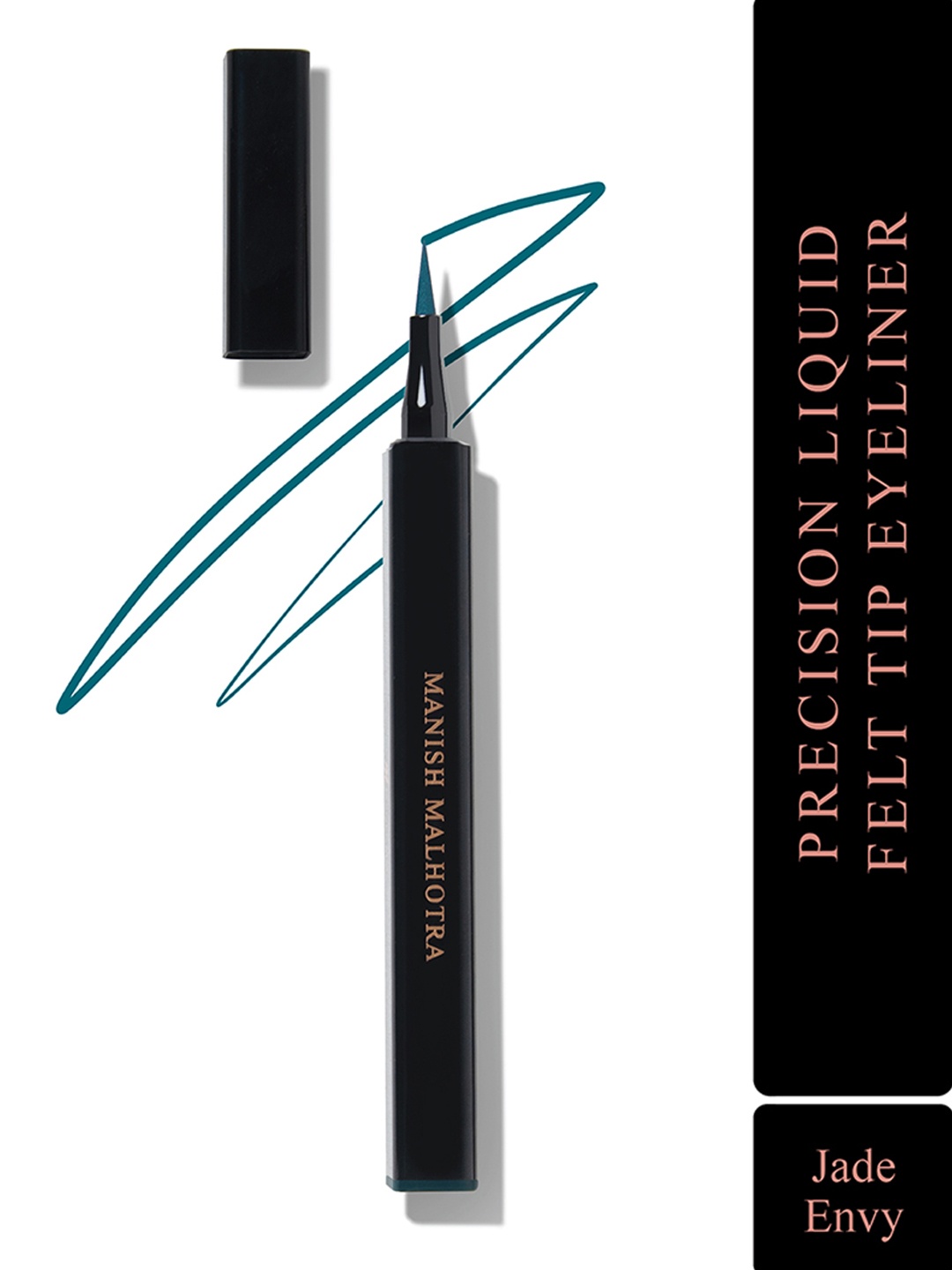 

Manish Malhotra Beauty By MyGlamm Precision Liquid Eyeliner-Jade Envy-1g, Blue
