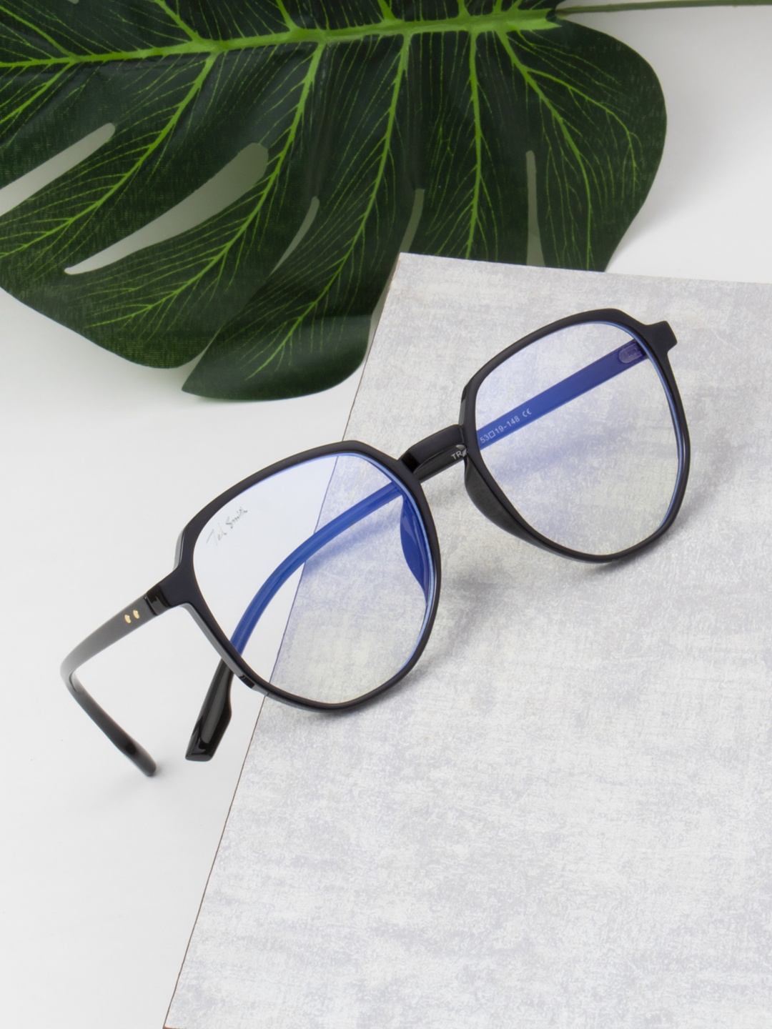 

Ted Smith Unisex Black Full Rim Round Frames TSI-8873
