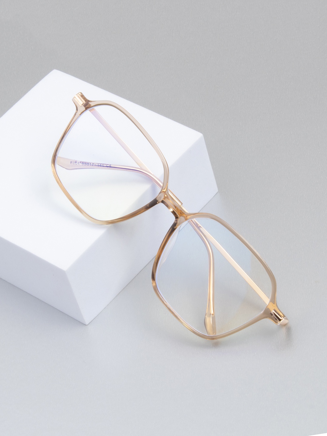 

Ted Smith Unisex Brown Full Rim Square Frames TSI-F004