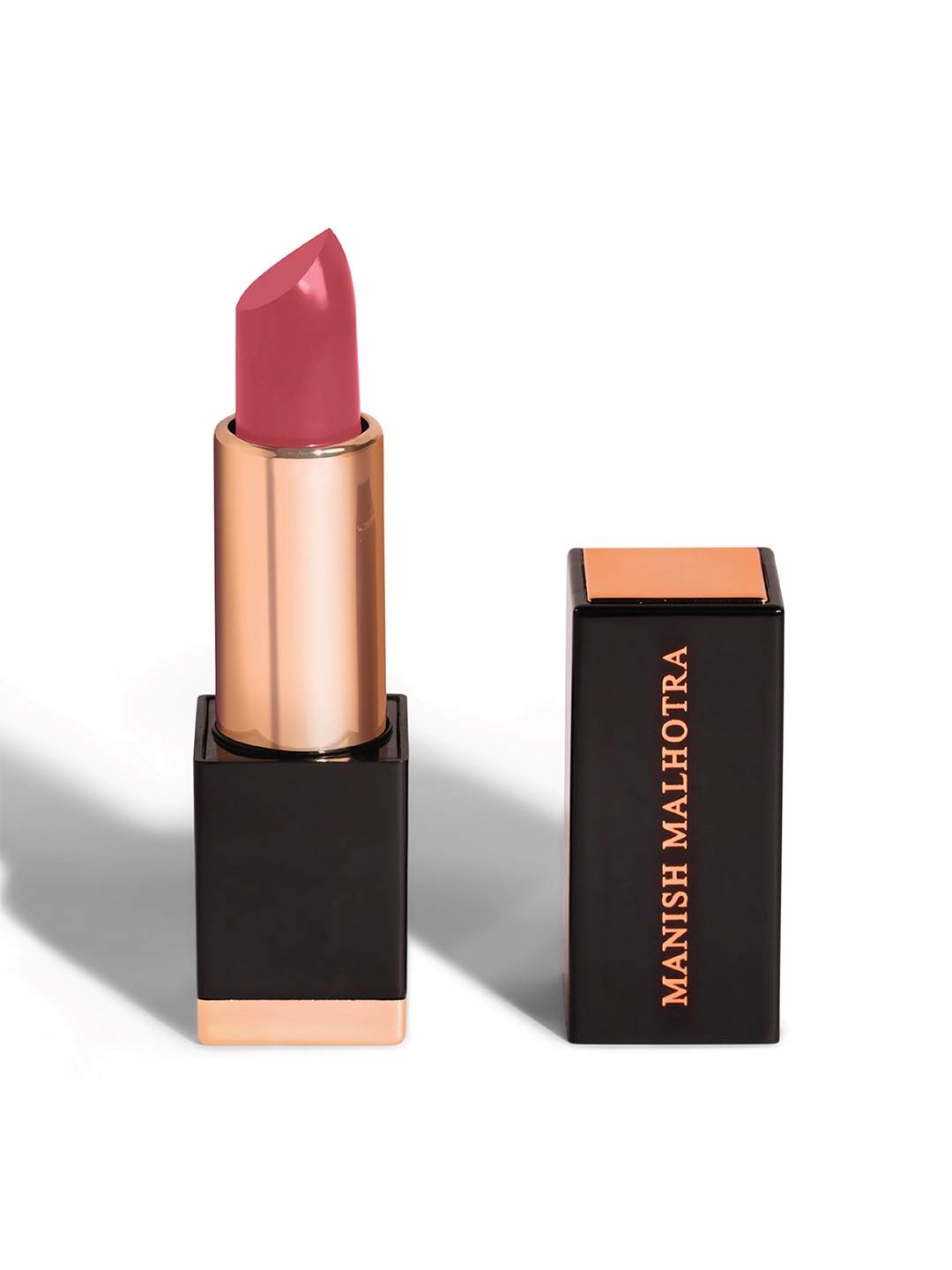 

Manish Malhotra Beauty By MyGlamm Hi-Shine Lipstick - Old Rose, Red