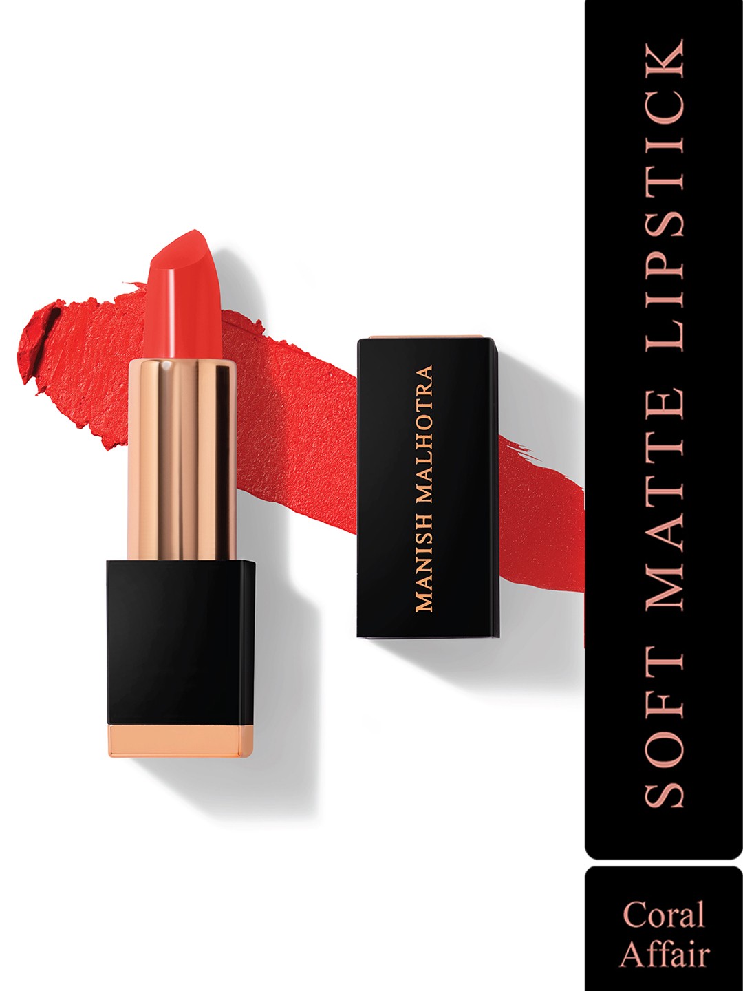

Manish Malhotra Beauty By MyGlamm Soft Matte Lipstick - Coral Affair
