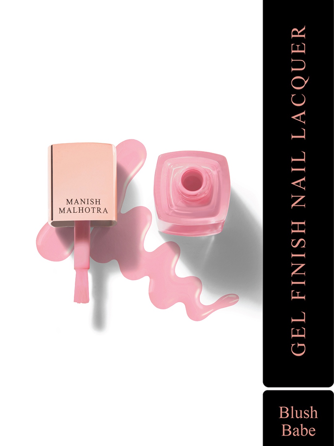 

MyGlamm Manish Malhotra Beauty Gel Finish Nail Lacquer-Pastel-Blush Babe-10ml, Pink