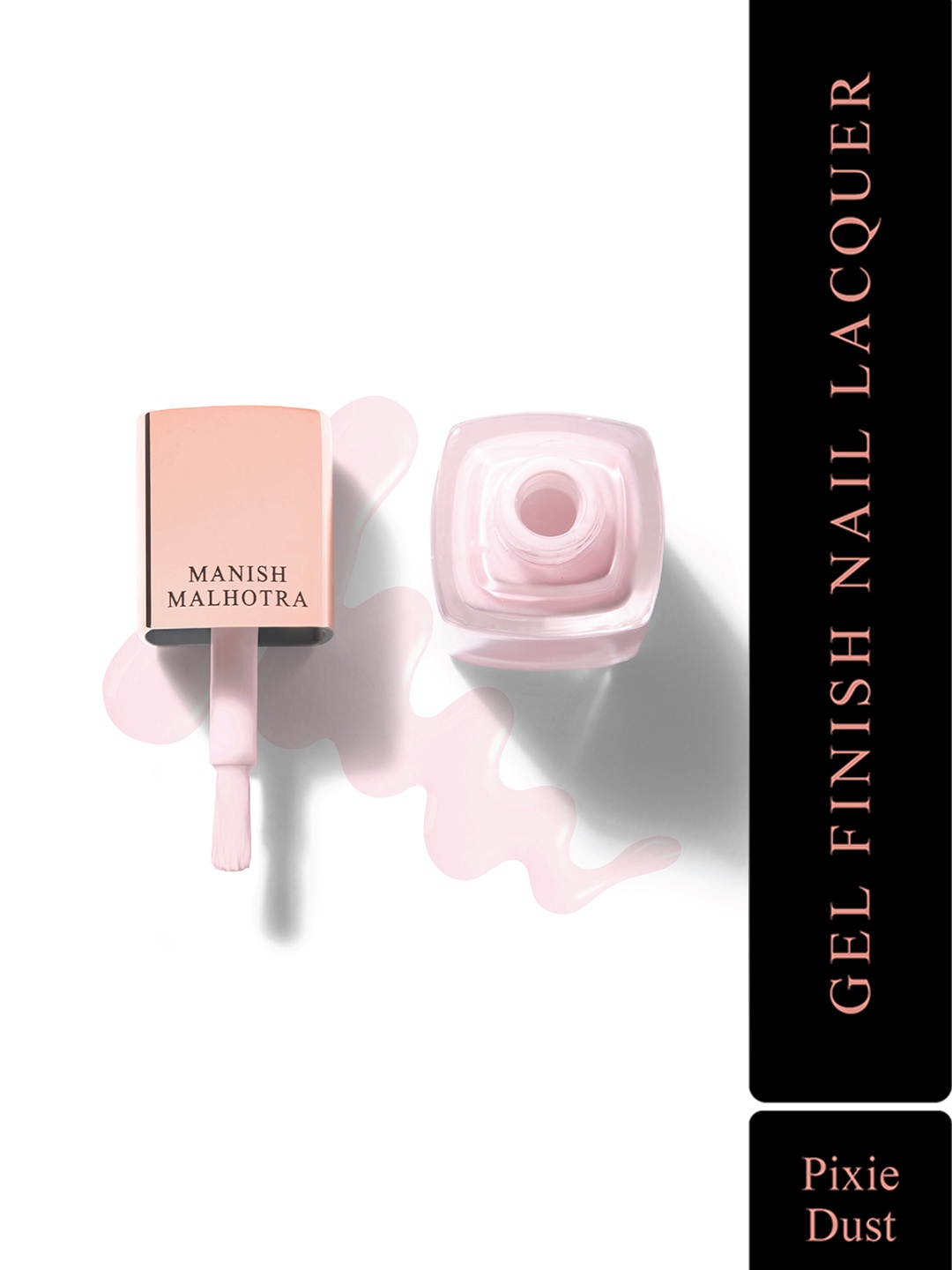 

MyGlamm Manish Malhotra Beauty Gel Finish Nail Lacquer-Pastel-Pixie Dust-10ml, Pink