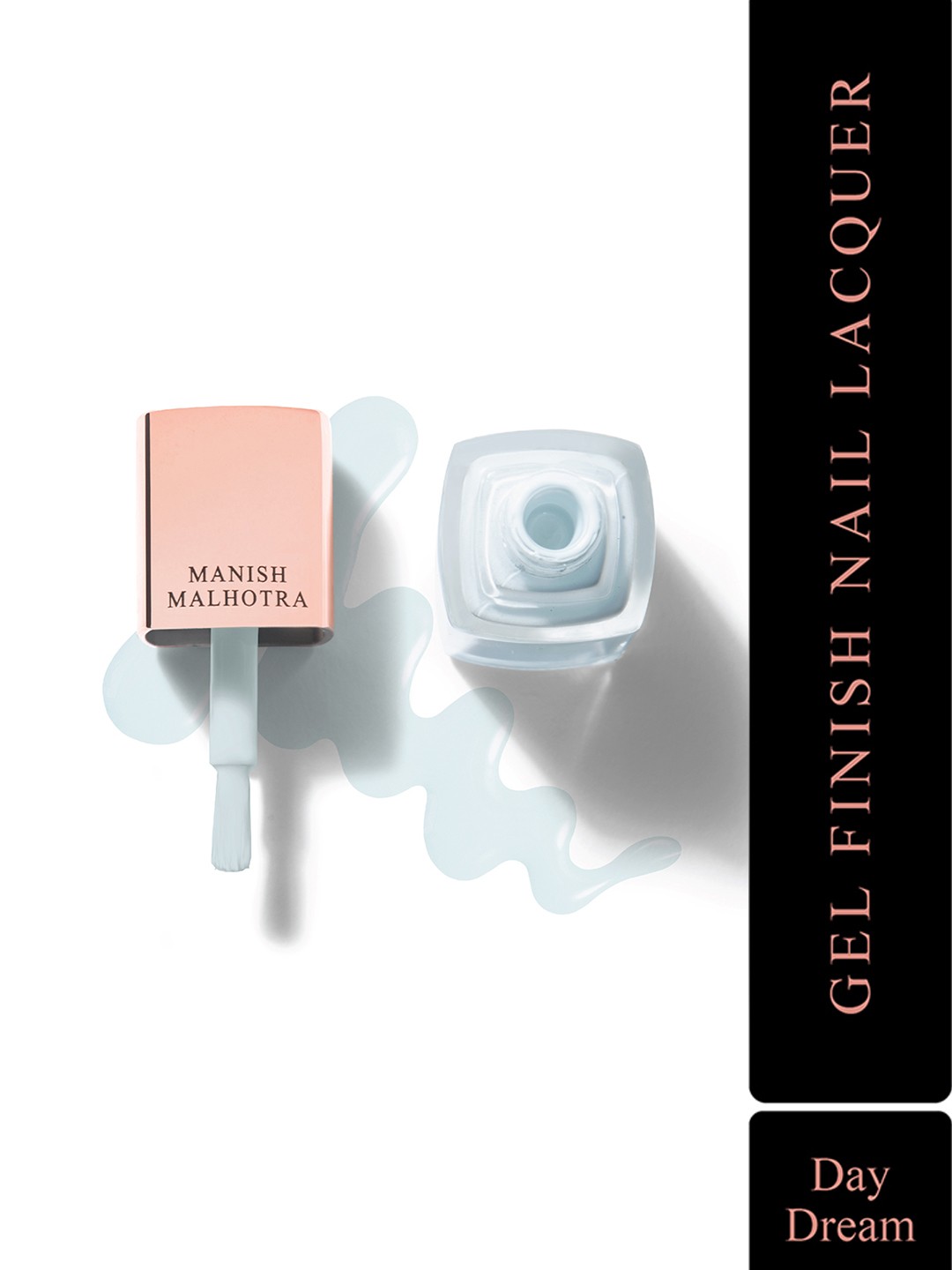 

MyGlamm Manish Malhotra Beauty Gel Finish Nail Lacquer-Pastel-Day Dream-10ml, Blue