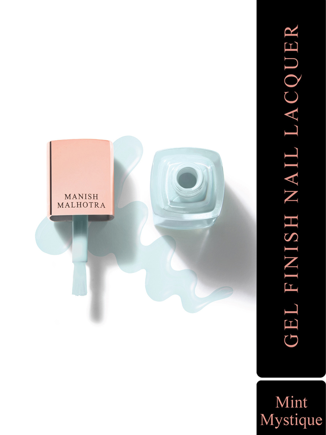 

Manish Malhotra Beauty By MyGlamm Gel Finish Nail Lacquer Pastel - Mint Mistique, Green