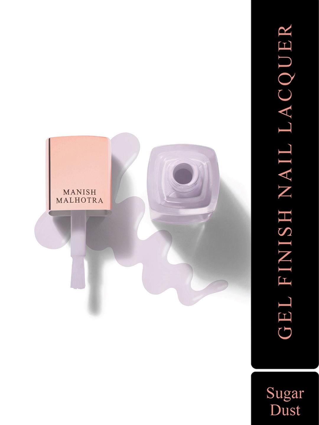 

MyGlamm Manish Malhotra Beauty Gel Finish Nail Lacquer-Pastel-Sugar Dust-10ml, Mauve