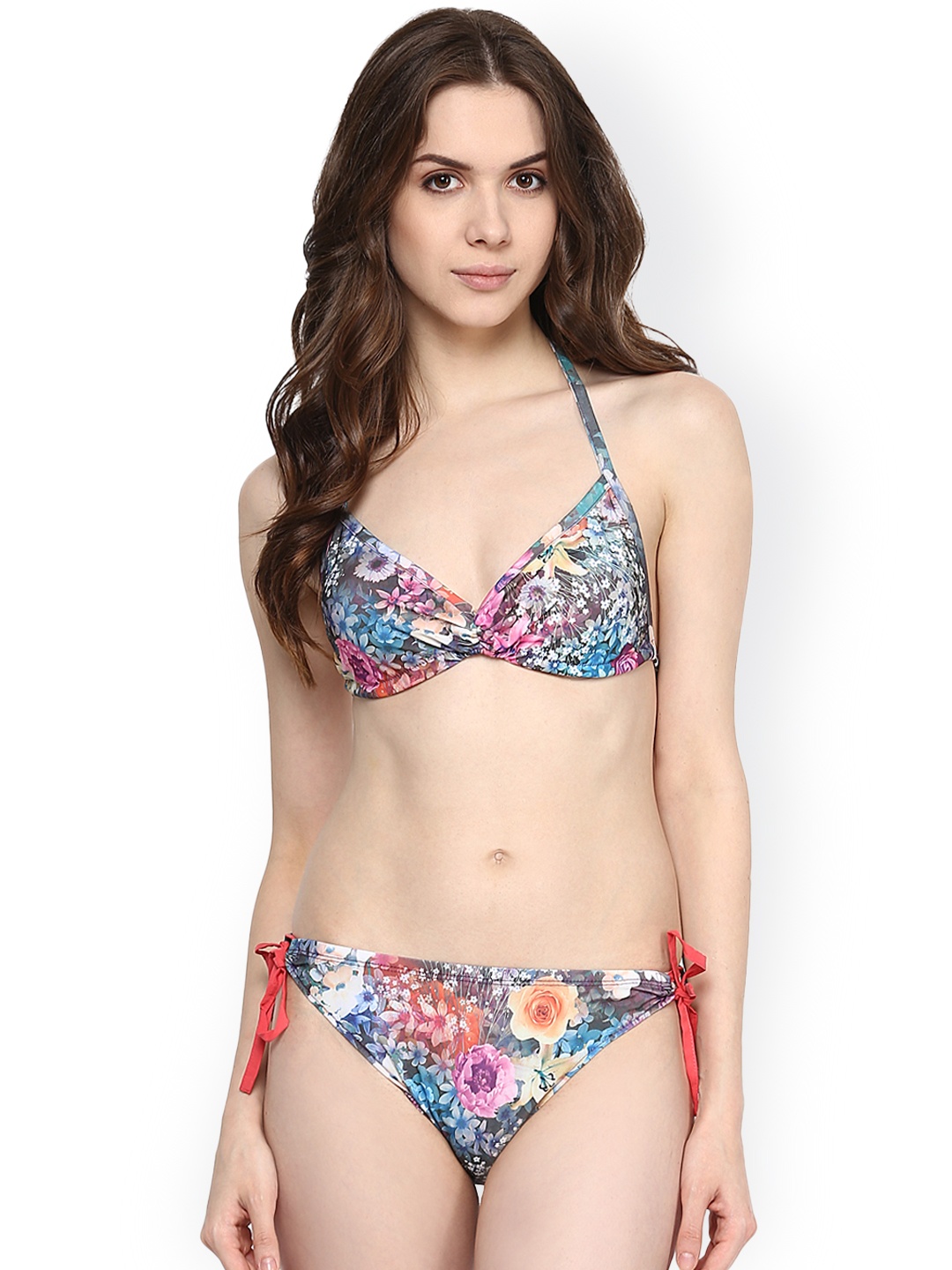 

Athena Multicoloured Floral Print Bikini Set 134, Multi