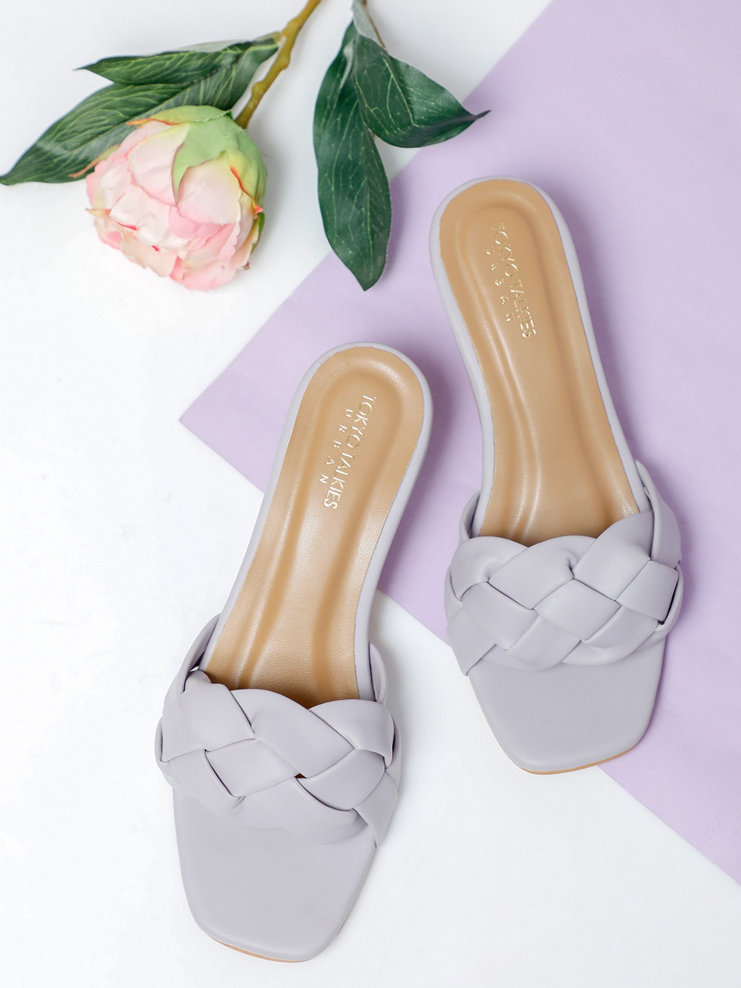 

Tokyo Talkies Lavender Kitten Heeled Sandals