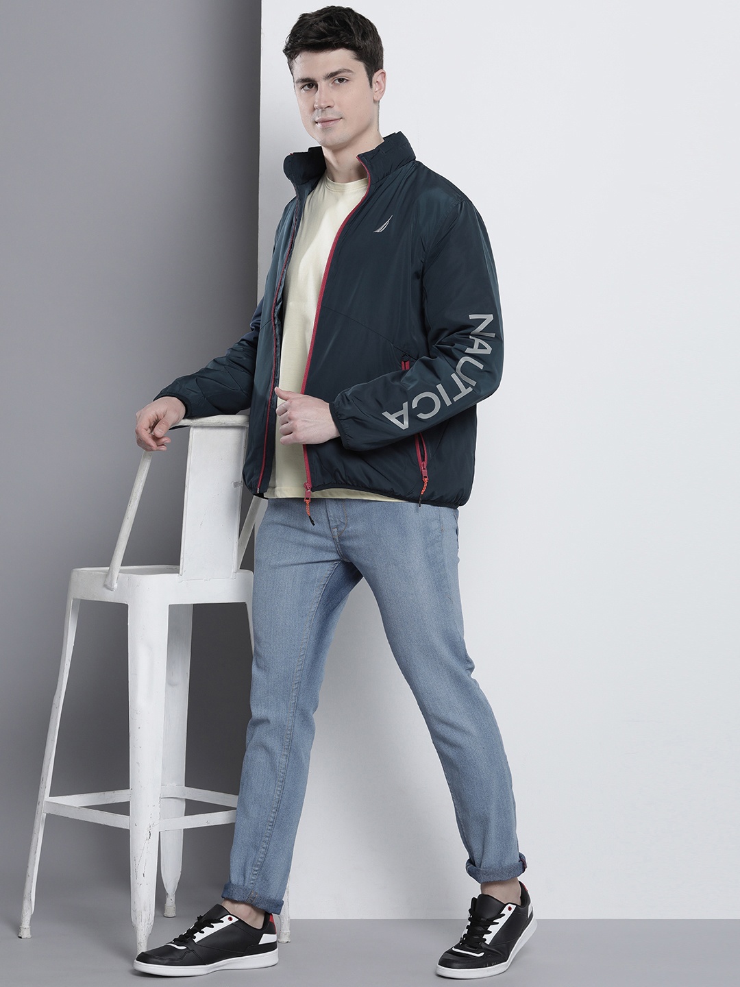 

Nautica Solid Tailored Jacket, Navy blue