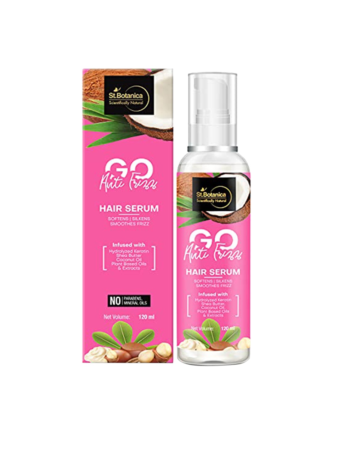 

St.Botanica GO Anti Frizz Hair Serum - 120ml, Pink