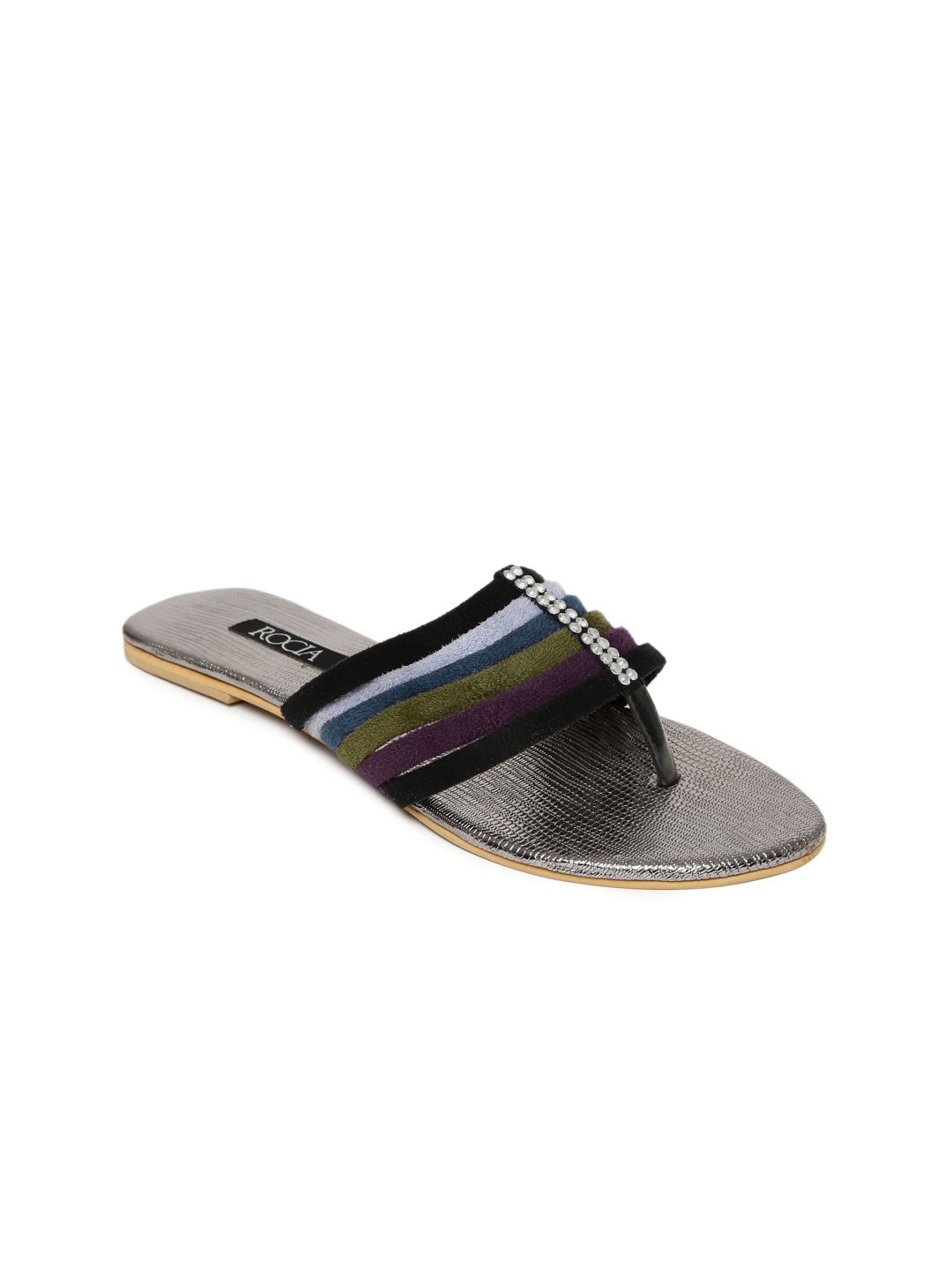 

Rocia Women Multicoloured Colourblocked Flats, Multi