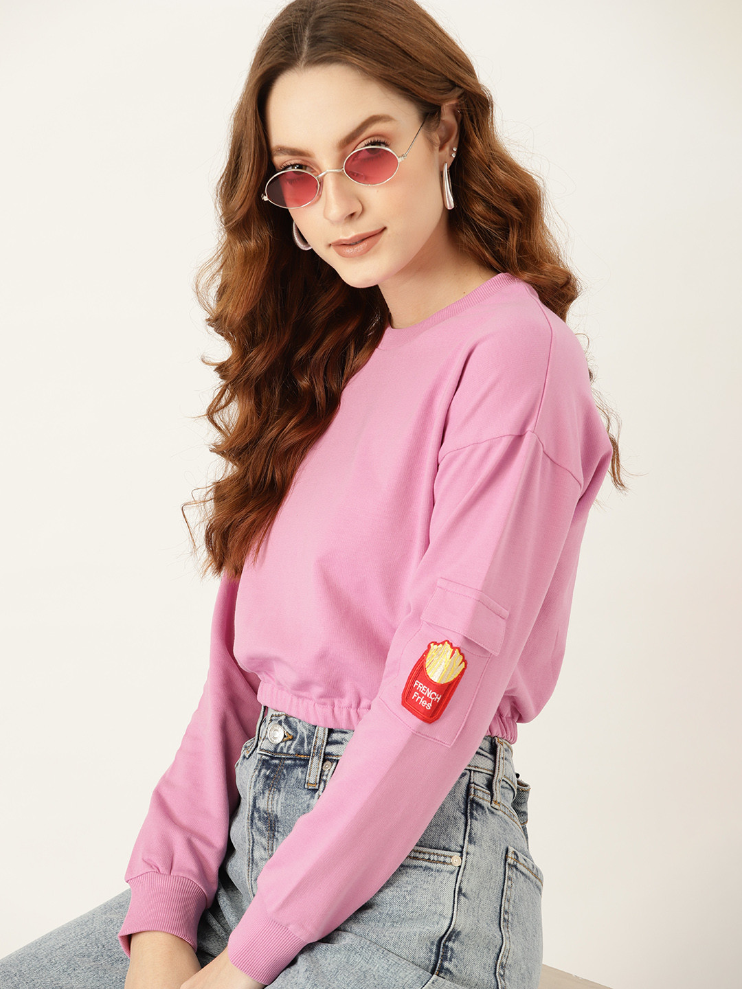 

DressBerry Women Pink Sweatshirt