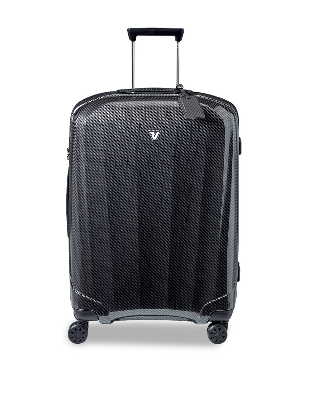 

RONCATO WE ARE GLAM Range Nero & Grafite Color Hard Medium Luggage, Black