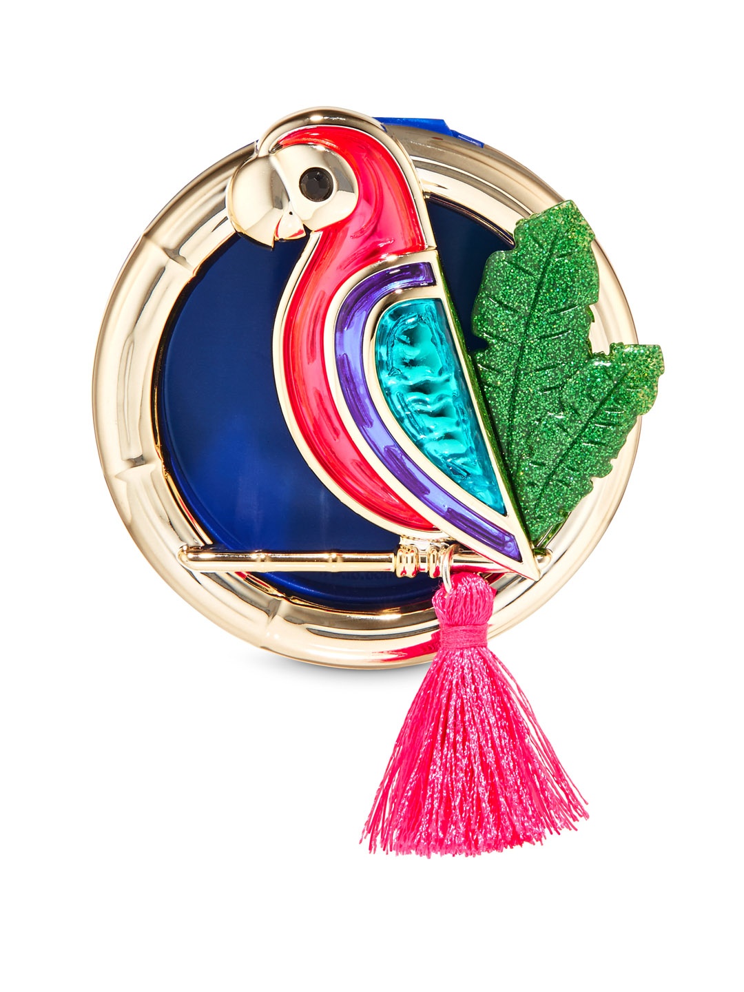 

Bath & Body Works Parrot Visor Clip Car Fragrance Holder, Pink