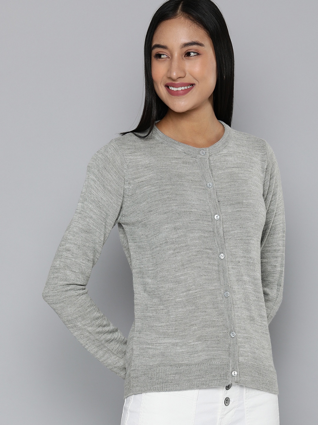 

HERE&NOW Women Grey Cardigan