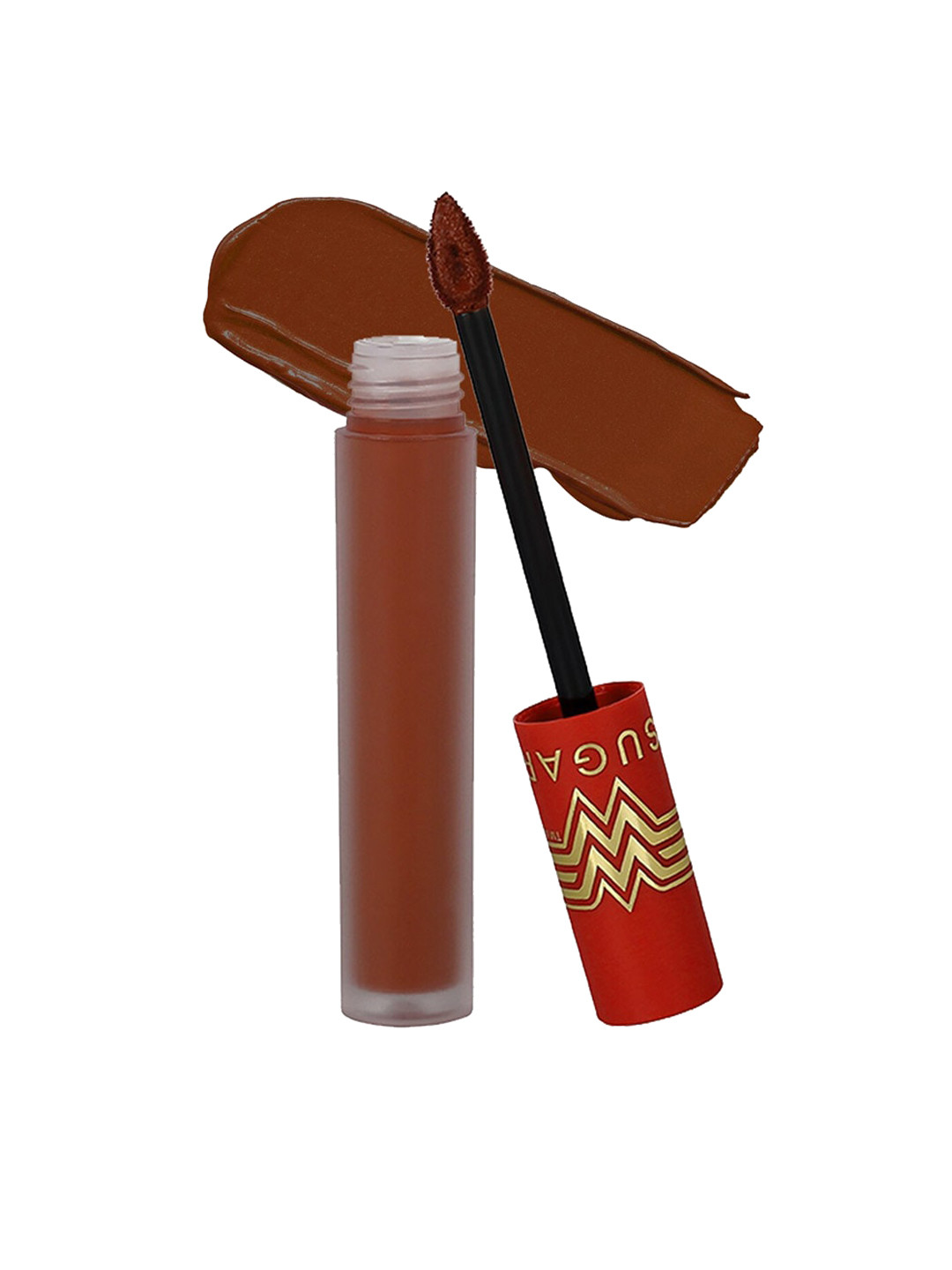 

SUGAR X Wonder Woman 24 hr Lip Lacquer 3.5 ml - Spunkwise 06, Brown