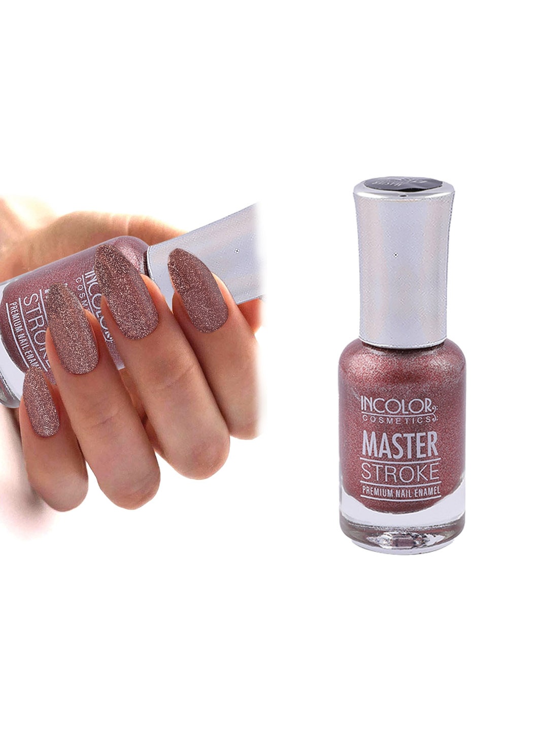 

Incolor Women Brown Master Stroke Sugar Matte Nail Enamel 123 9.5 ml