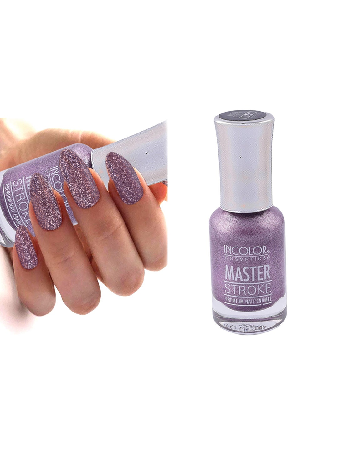 

Incolor Purple Master Stroke Sugar Matte Nail Enamel 124 9.5 Ml