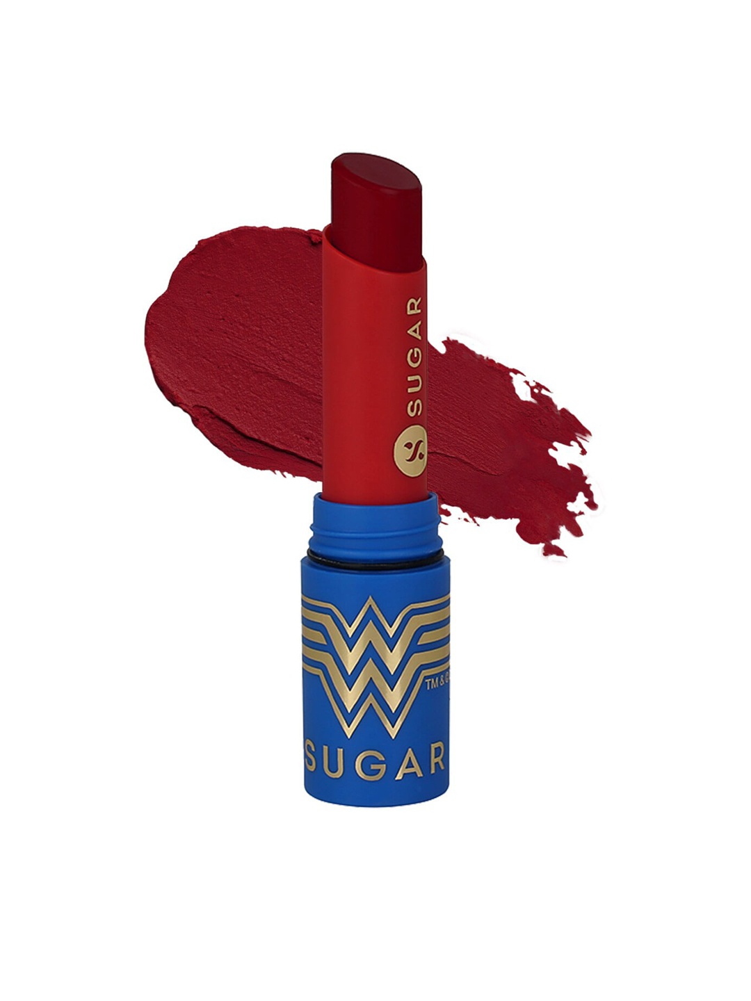 

SUGAR X Wonder Woman Everlasting Matte Lipstick 3.2 g - Valour 10, Maroon