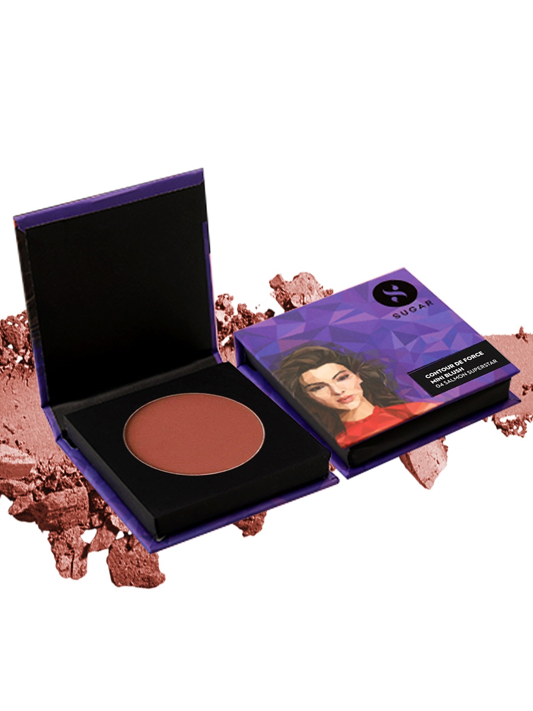 

SUGAR Contour De Force Vegan Mini Blush 4 g - Salmon Superstar 04, Peach