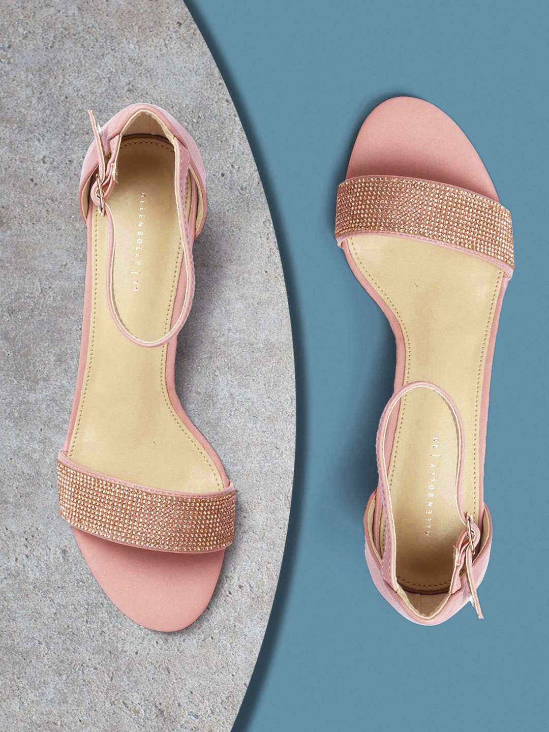 

Allen Solly Pink Embellished Block Heels