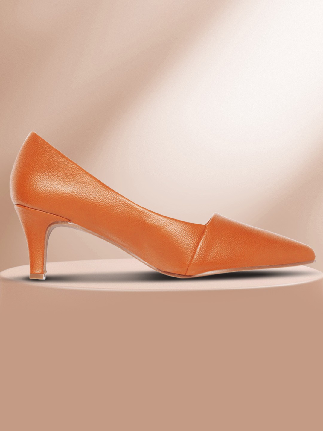 

Allen Solly Women Tn Brown Solid Pumps, Tan