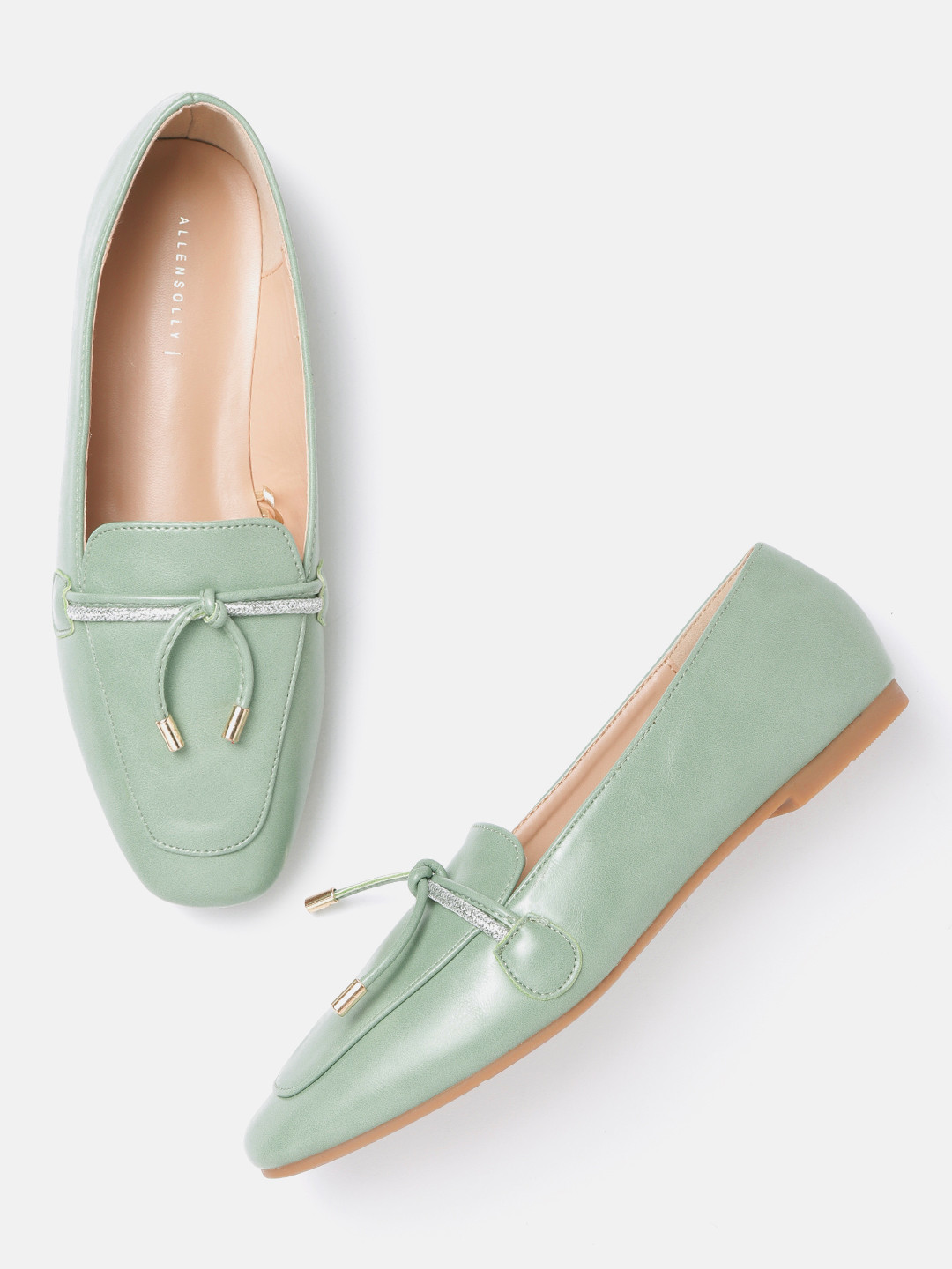 

Allen Solly Women Green Solid Slip-Ons
