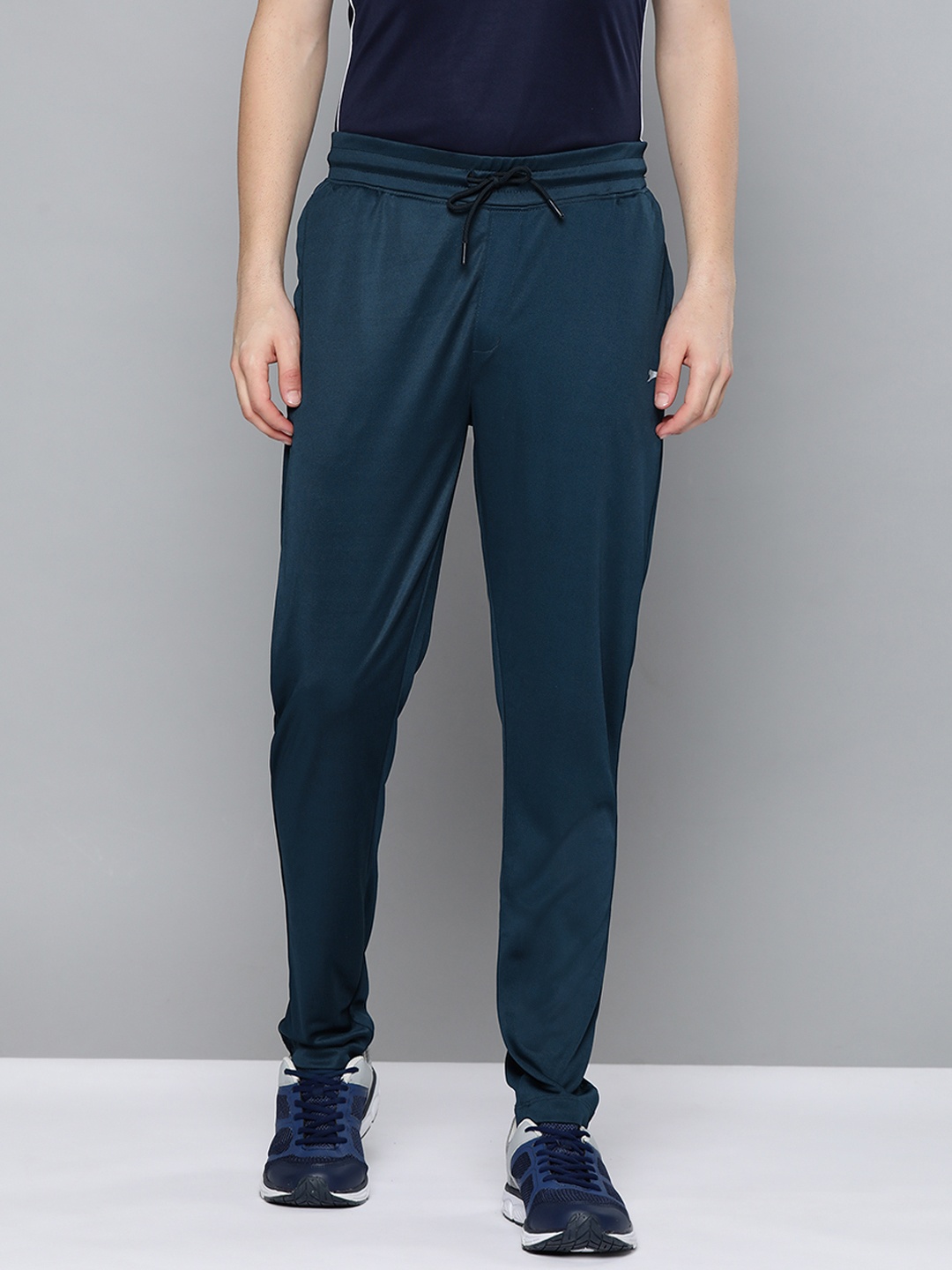 

Slazenger Men Teal Blue Solid Track Pants