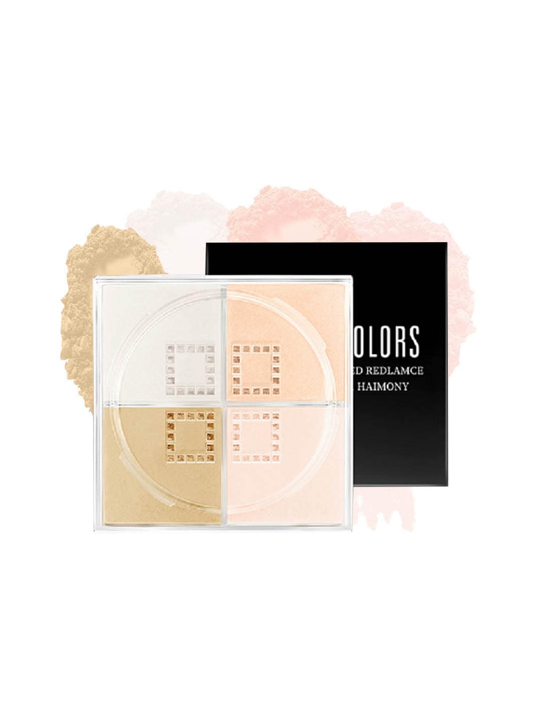 

Sivanna Colors Matte Finish Loose Powder 4 in1 Haimony Compact, White