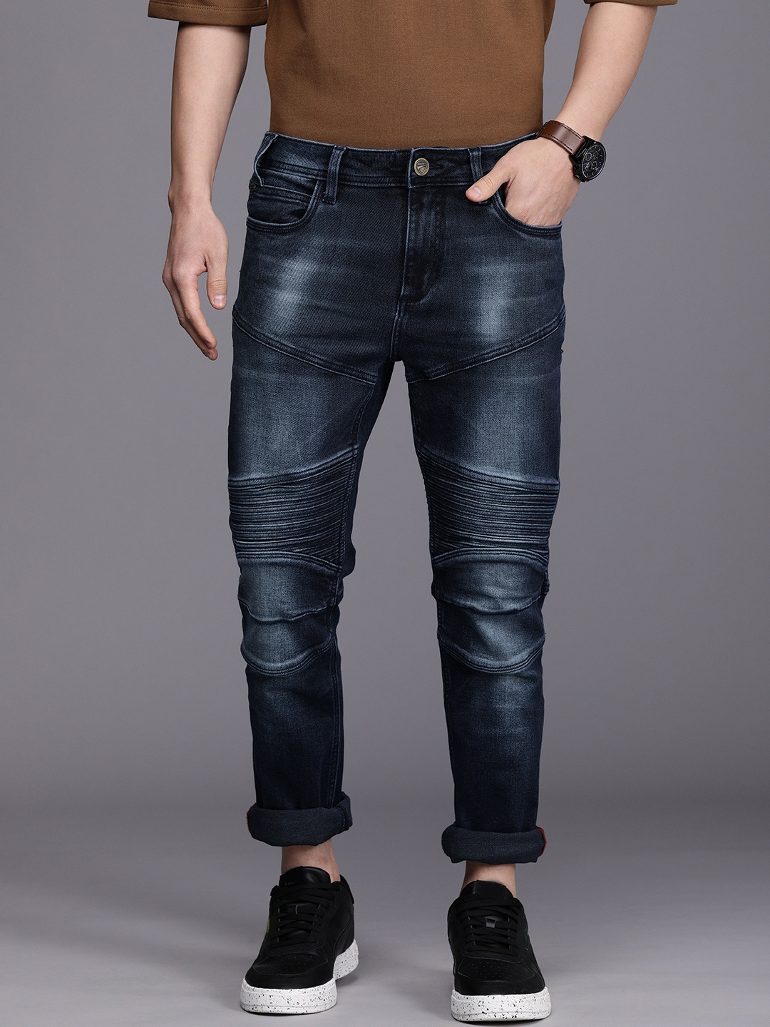 

Ducati Men Blue Slim Fit Light Fade Mid Rise Stretchable Jeans