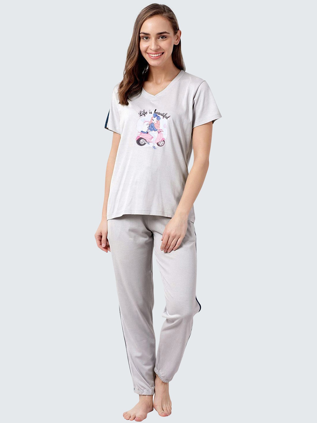 

shyaway Women Grey Night Suit