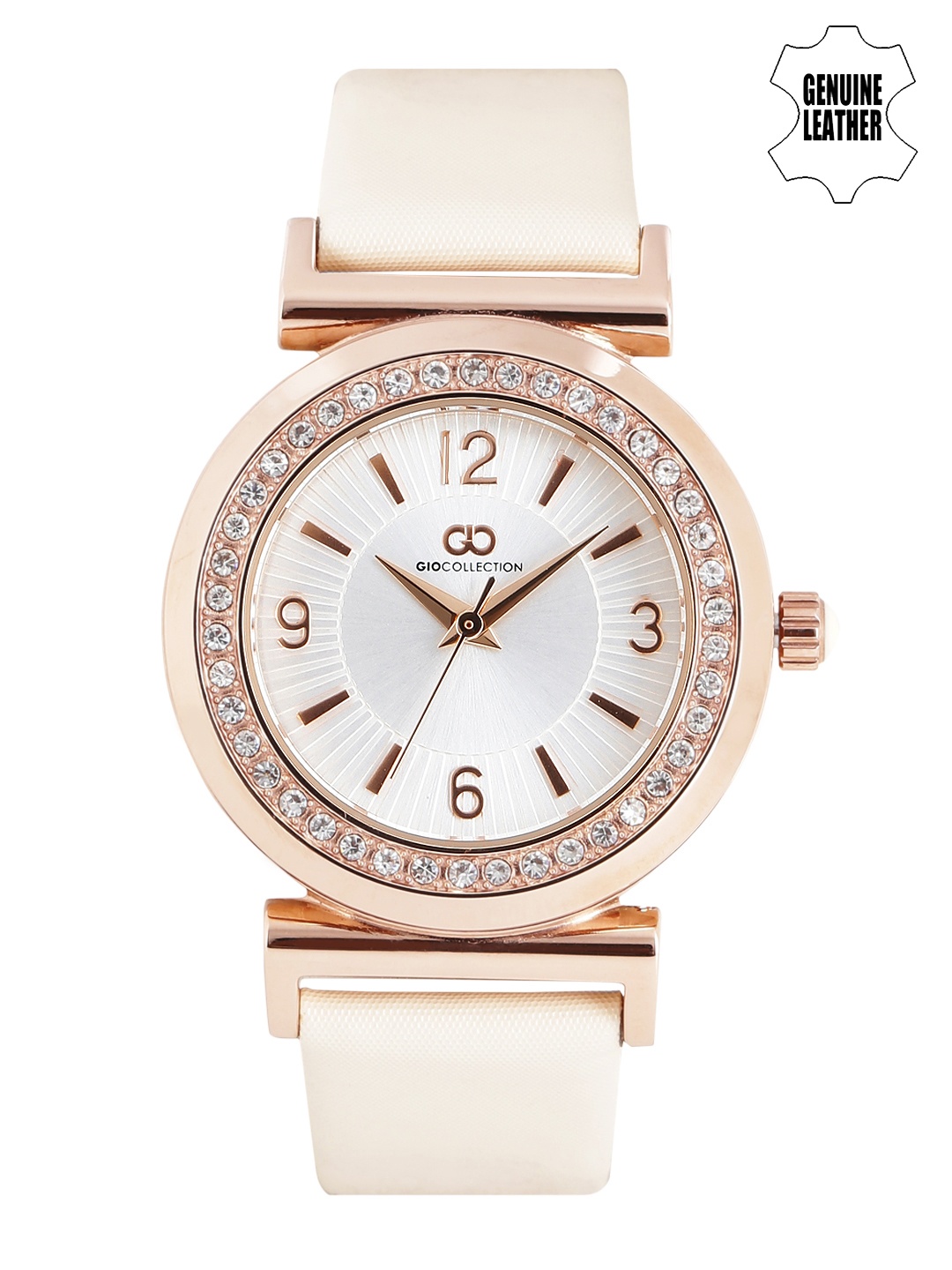 

GIO COLLECTION Women Silver-Toned Dial Watch G2014-01