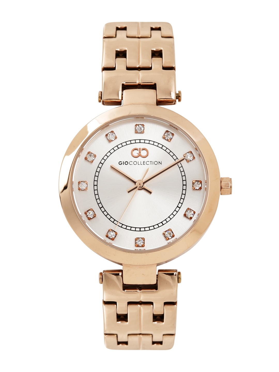 

GIO COLLECTION Women Silver-Toned Analogue Watch G2016-55
