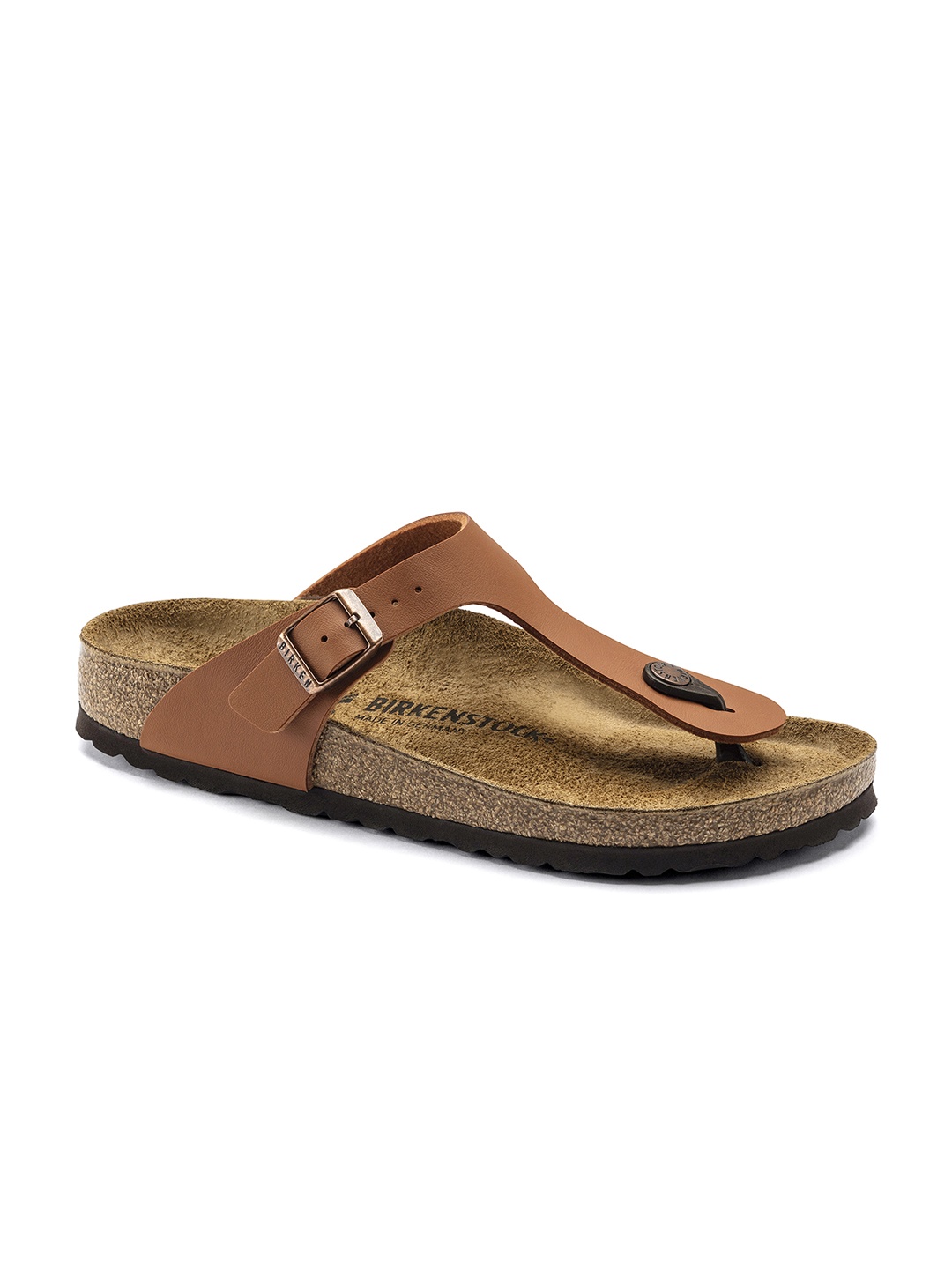 

Birkenstock Unisex Gizeh Brown Regular Slides