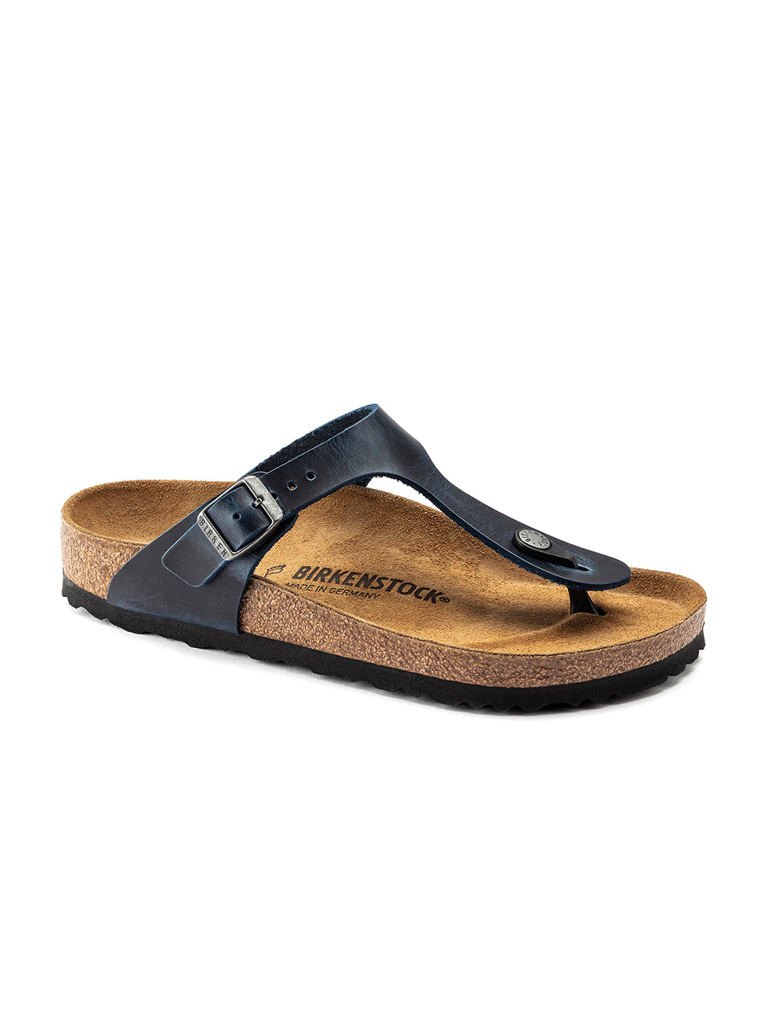 

Birkenstock Unisex Black Gizeh Suede Regular Width Comfort Sandals