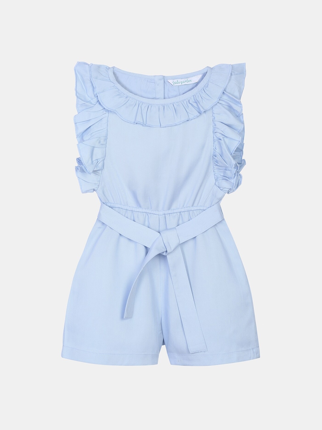

Jade Garden Girls Blue Tencel Sustainable Jumpsuit