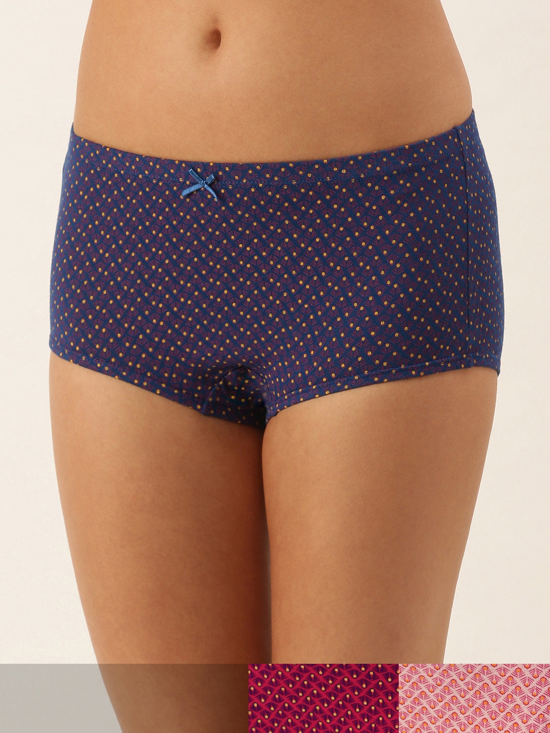 Amante Women Pack Of 3 Assorted Hipster Briefs PPK53105