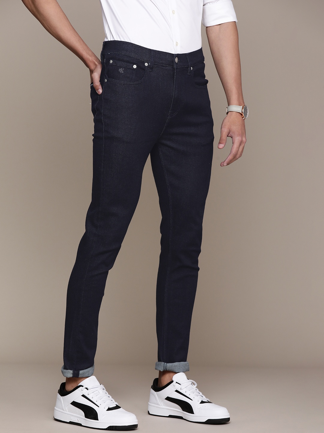 

Calvin Klein Jeans Men Blue Skinny Fit Jeans