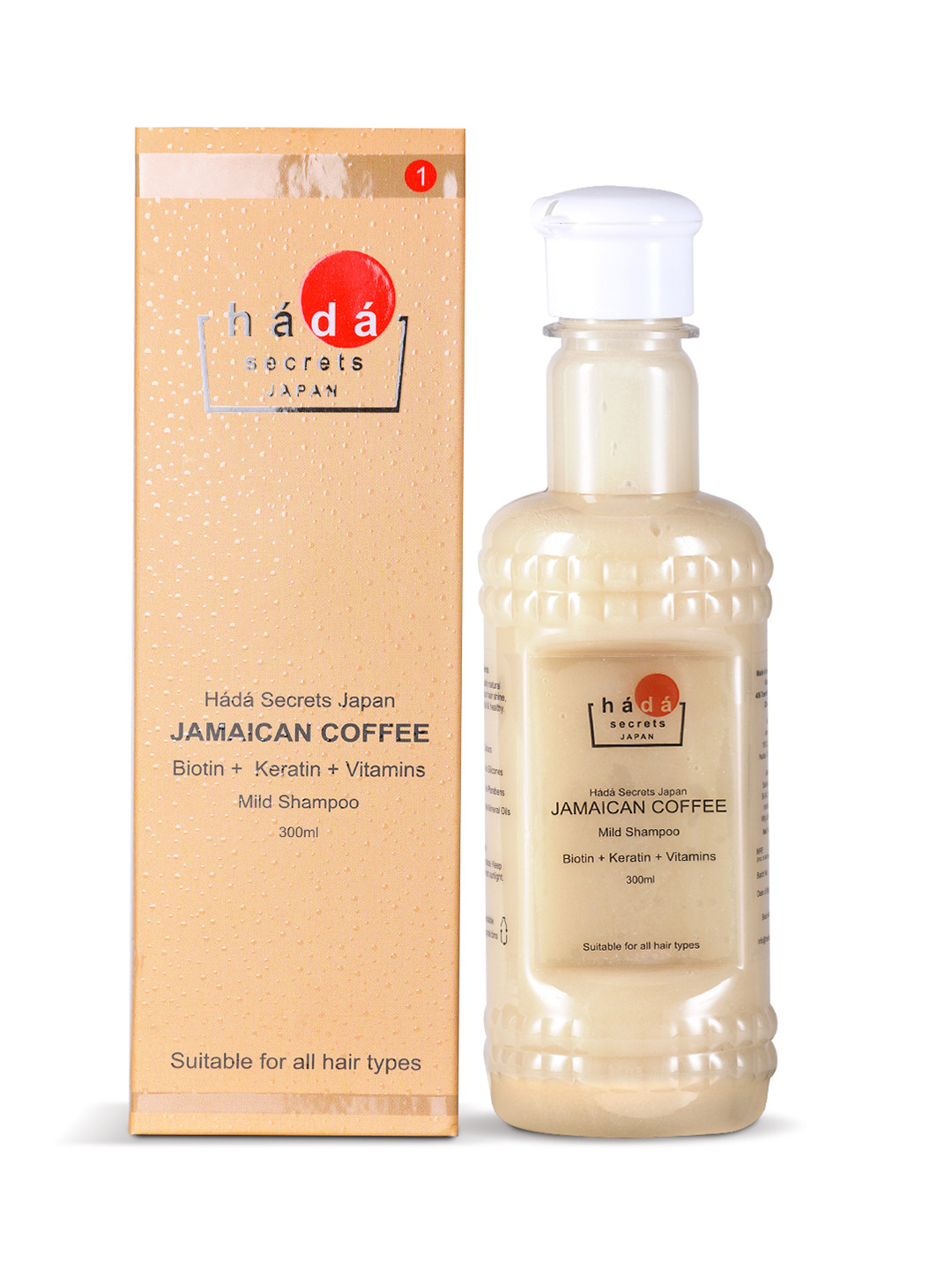 

Hada Secrets Japan Jamaican Coffee Shampoo 300 ml, Coffee brown